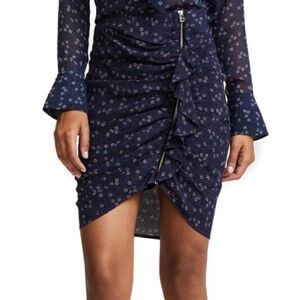 Veronica Beard Spencer Ruched Skirt